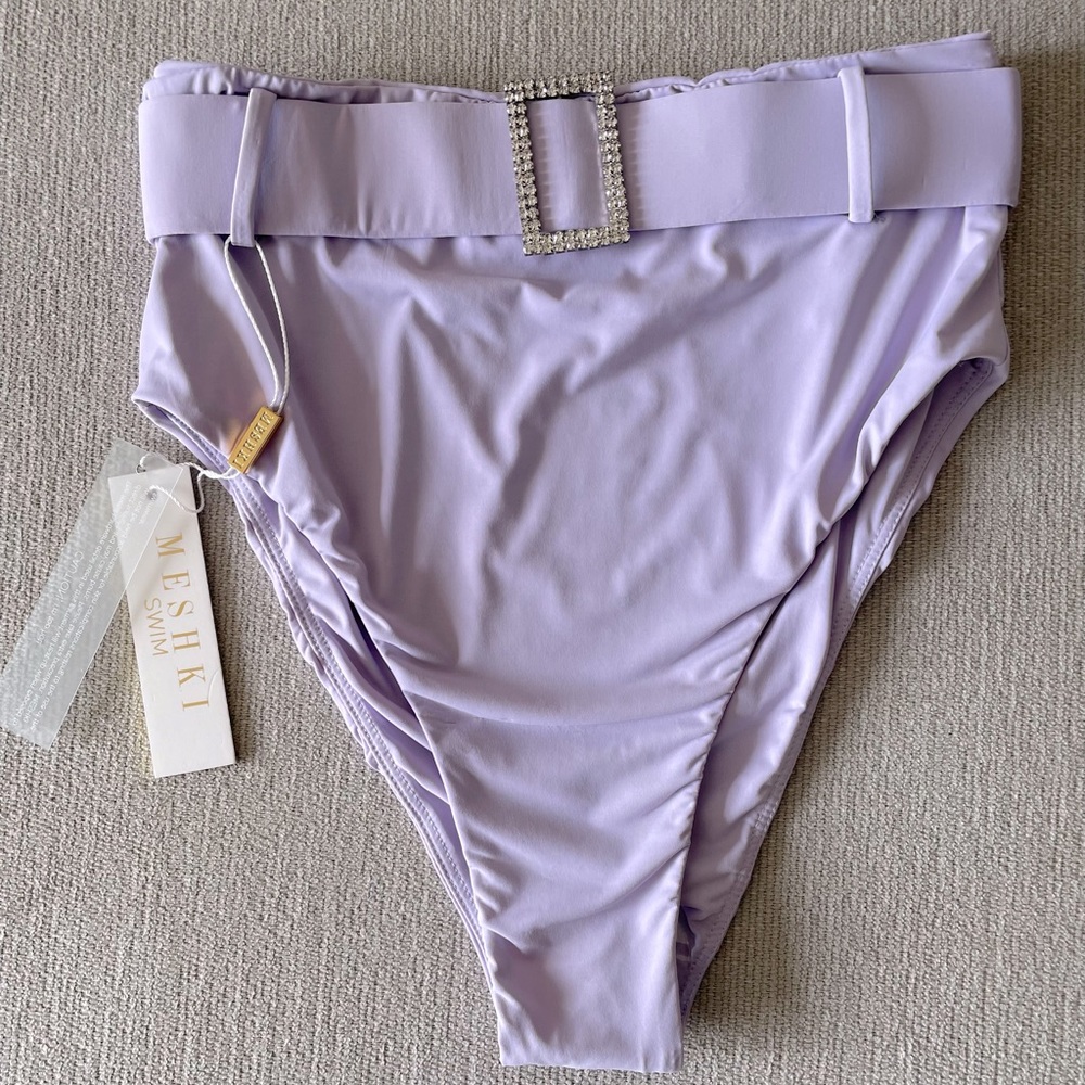 Meshki Bikini Bottom Small Purple